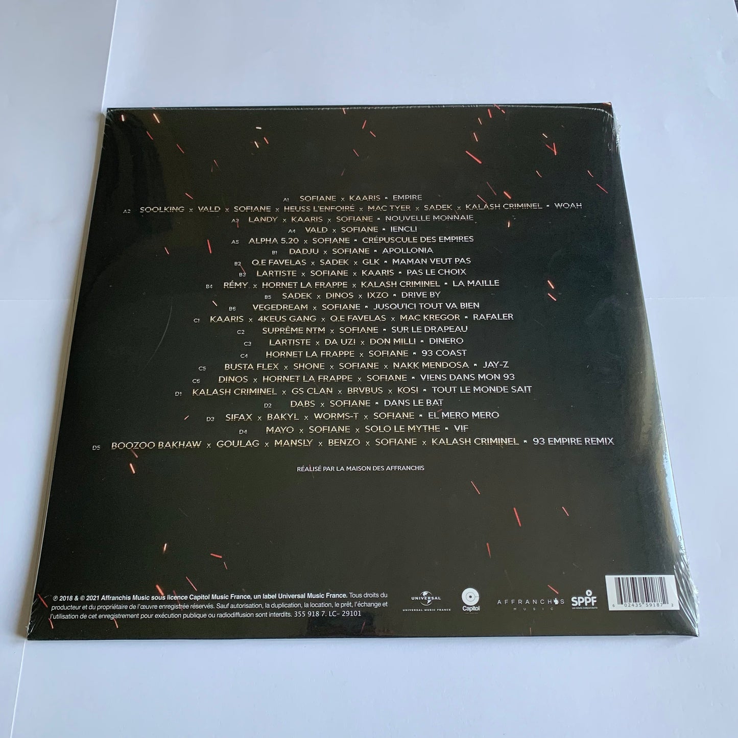 93 Empire - Double Vinyle 33 tours 2023 Neuf
