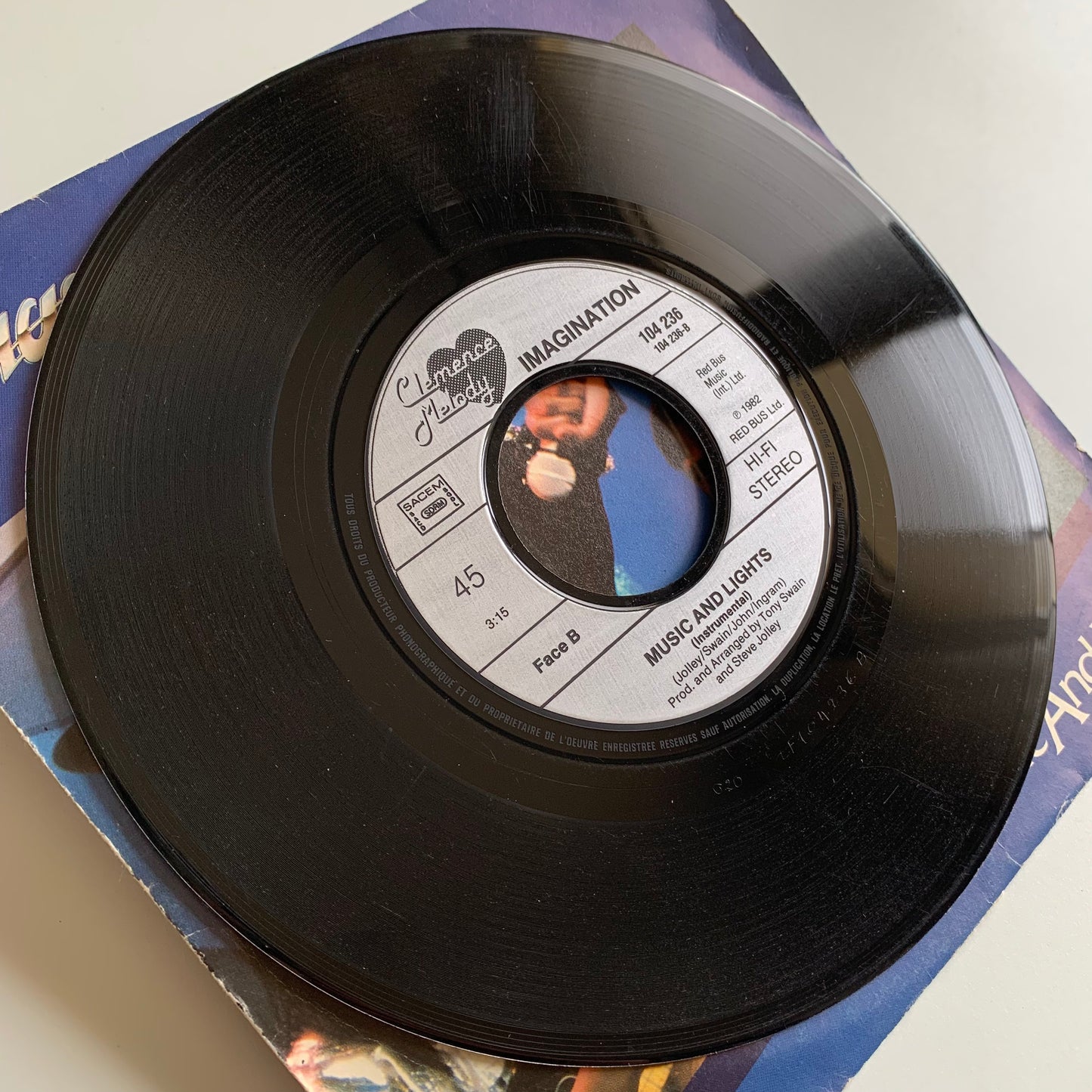 Imagination - Music And Lights - 45 tours 1982 Occasion