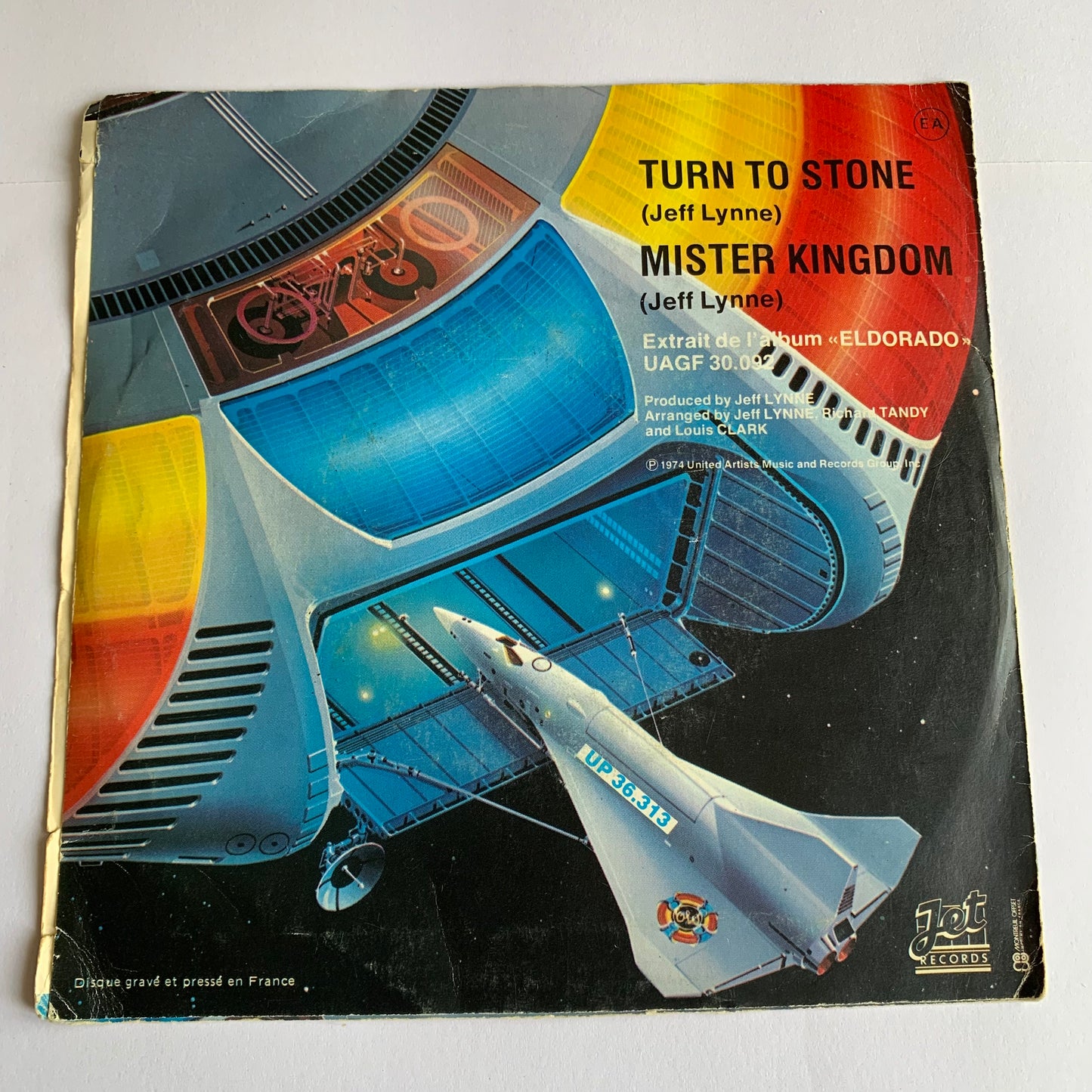 Electric Light Orchestra - Turn To Stone / Mister Kingdom - 45 tours 1977 Occasion