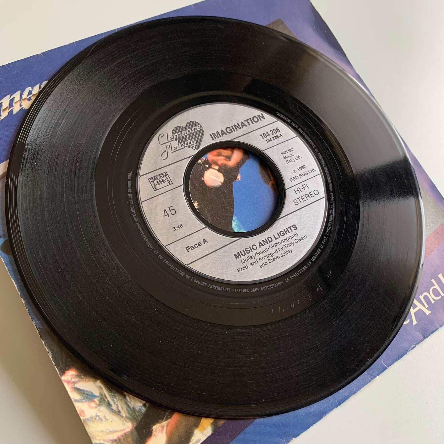 Imagination - Music And Lights - 45 tours 1982 Occasion