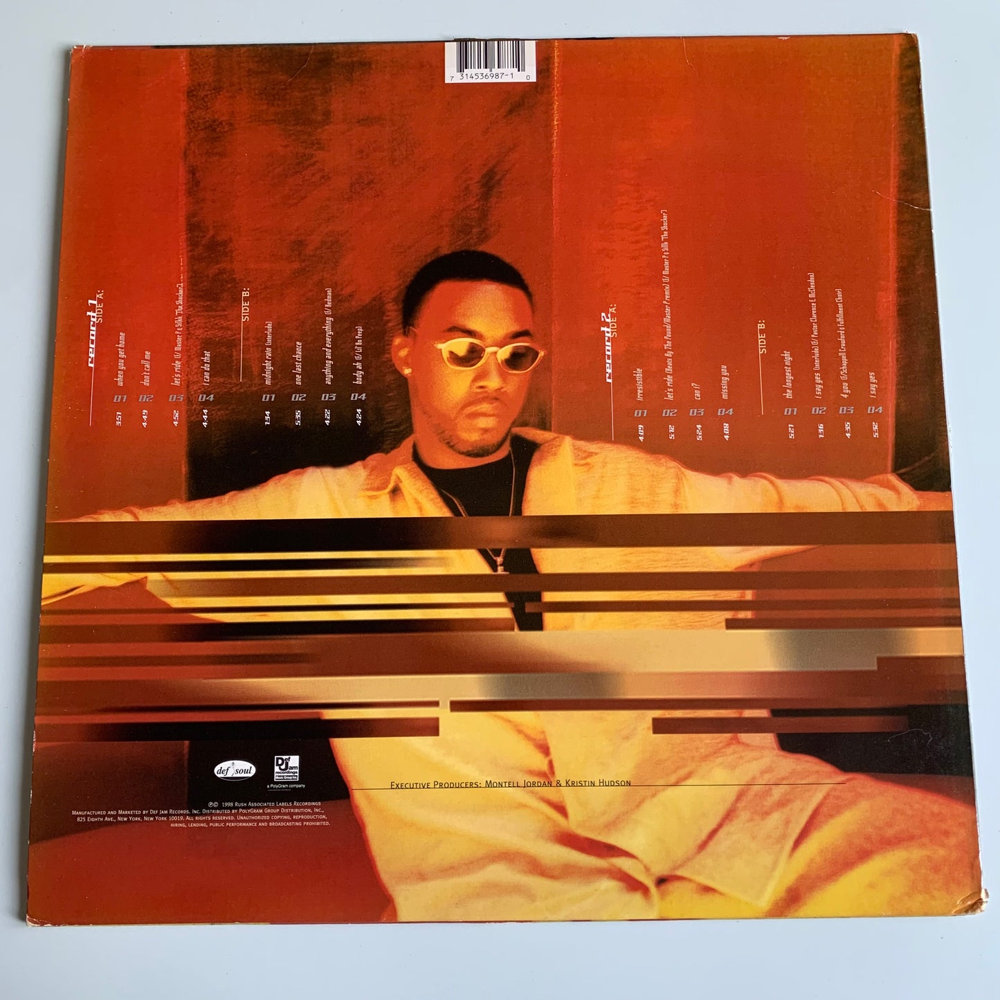 Montell Jordan - Let's Ride 1998 - 33 tours Occasion