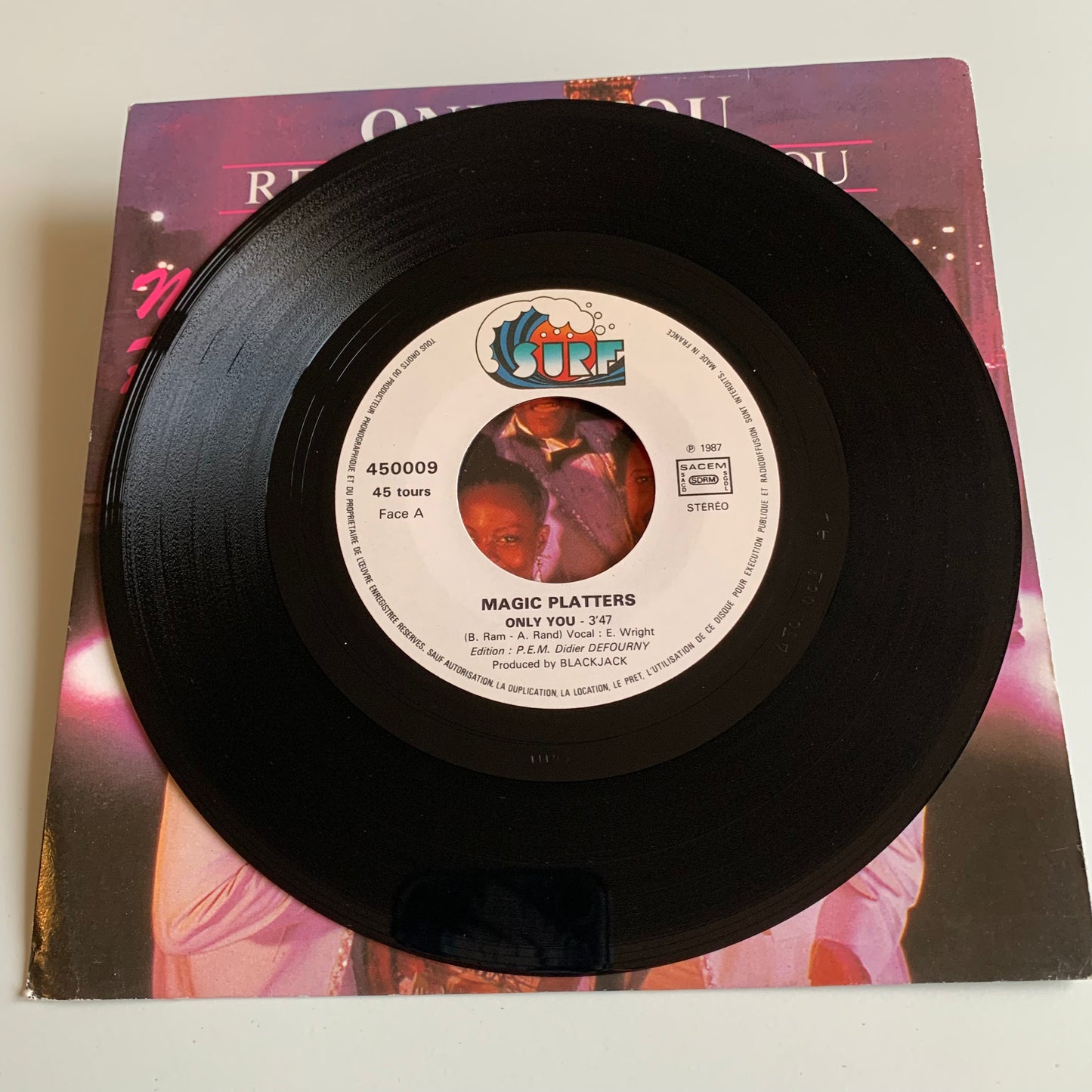 Magic Platters - Only You - 45 tours 1987 Occasion