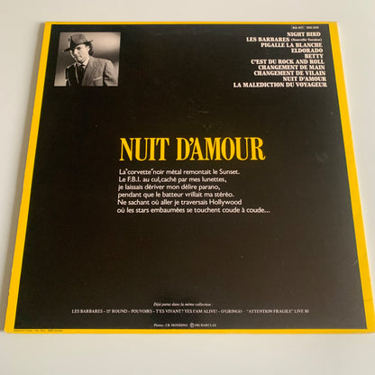 Bernard Lavilliers - Nuit D'amour - Double LP 1981 Occasion