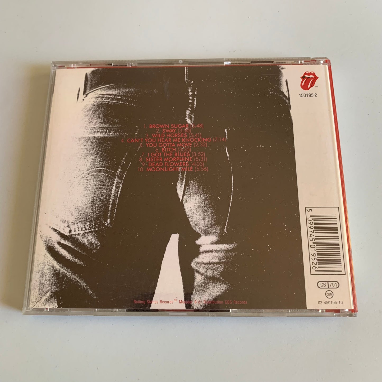 The Rolling Stones - Sticky Fingers - 1990 Occasion