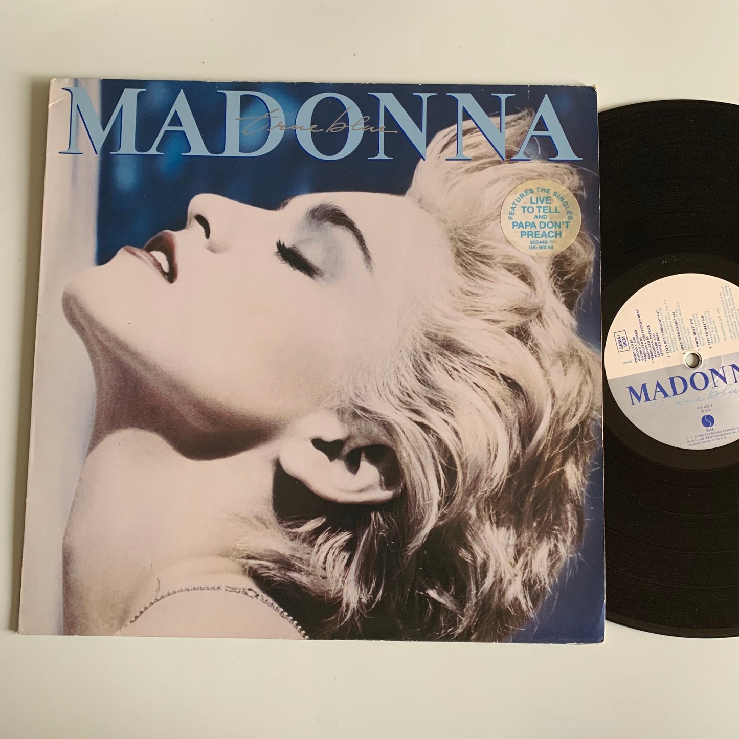 Madonna - True Blue - LP 1986 
Occasion