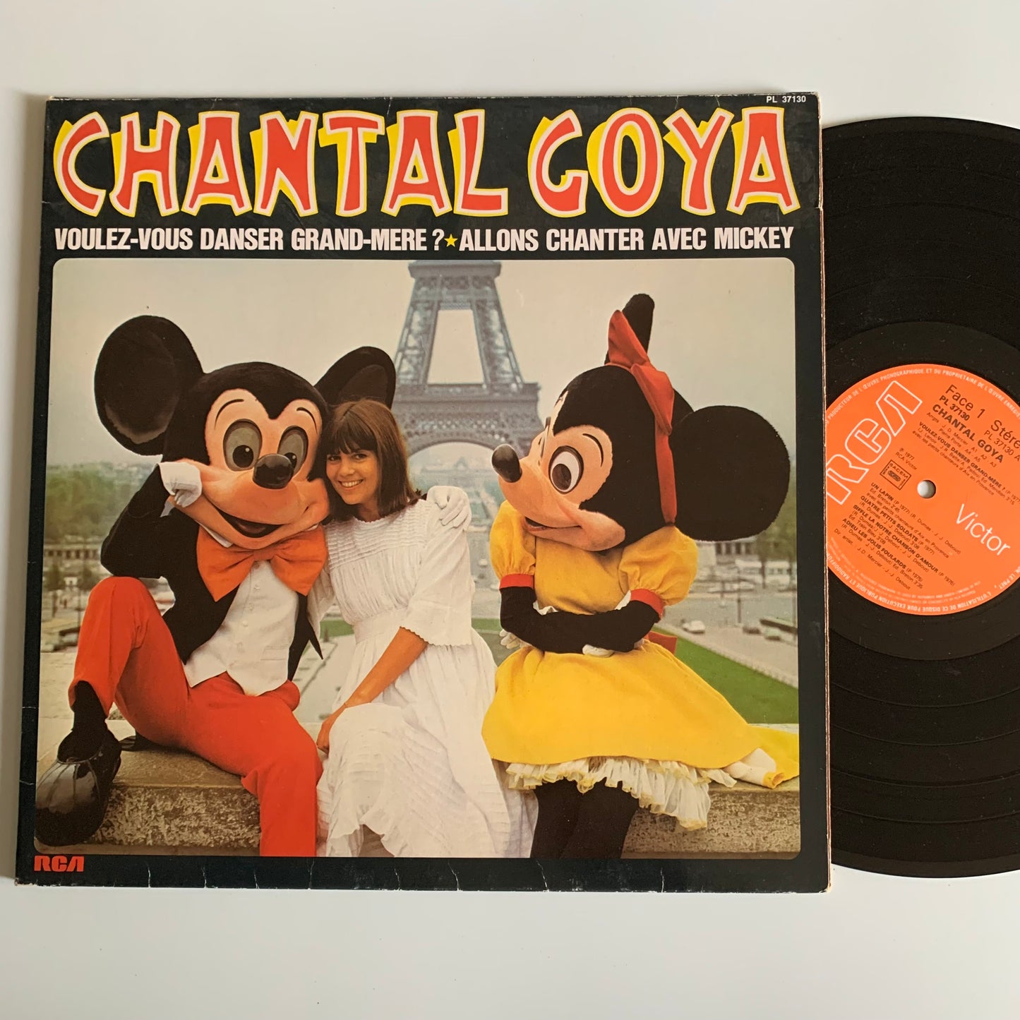 Chantal Goya - Voulez Vous Danser Avec GM - Allons Chanter Avec Mickey - LP 1977 Occasion