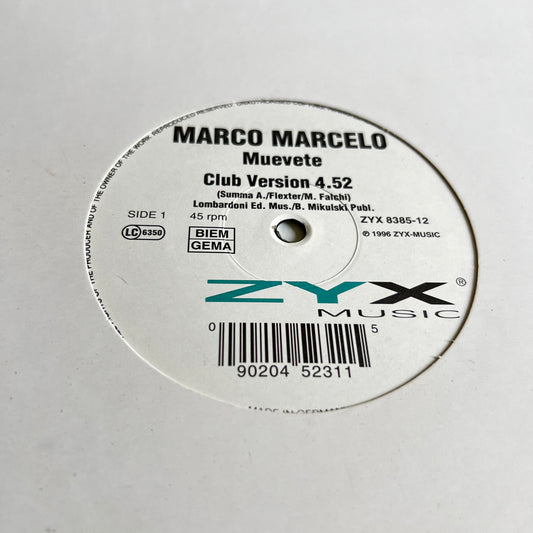 Marco Marcelo - Muevete - Single 1996