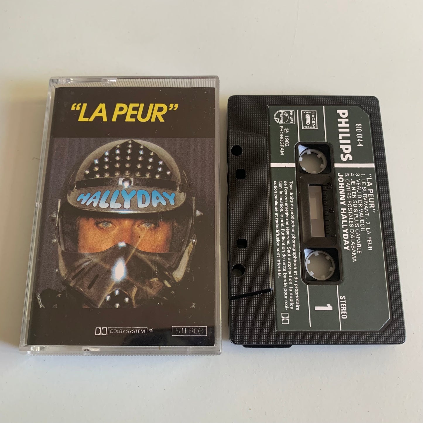 Johnny Hallyday - La Peur - 1982 Occasion