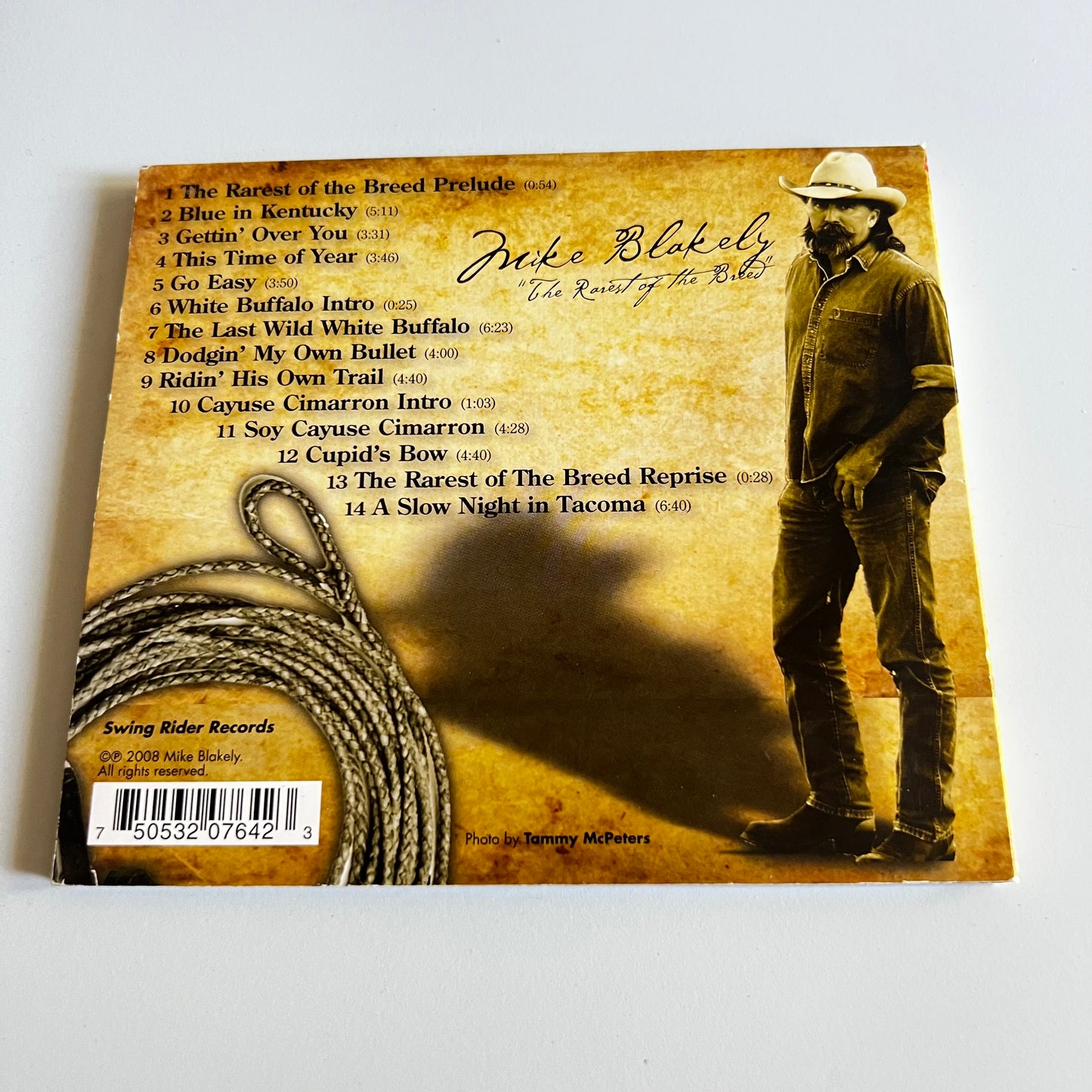 CD - Mike Blakely - The Rarest Of The Breed - 2008