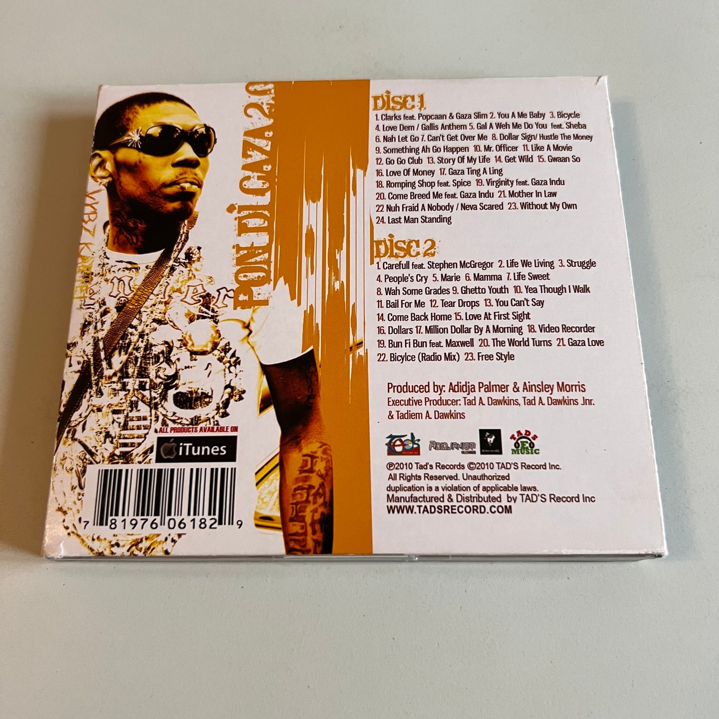 CD - Vybz Kartel - Pon Di Gaza 2.0 - 2010