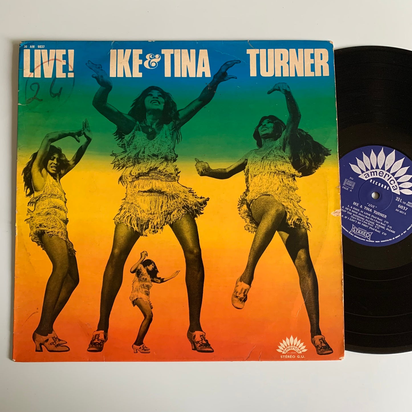 Ike & Tina Turner - Live! - LP 1971 Occasion