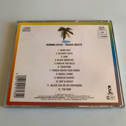 Burning Spear - Reggae Greats - 1992 Occasion