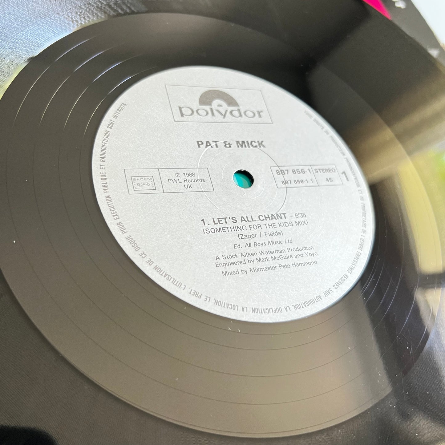 Pat & Mick - Let's All Chant - Maxi Single 1988