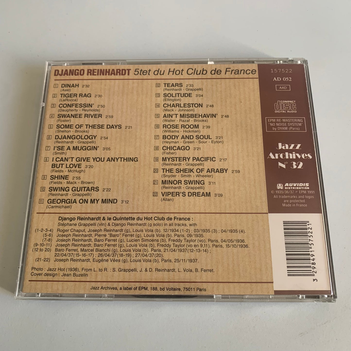 Django Reinhardt & Le Quintette Du Hot Club De France - Occasion