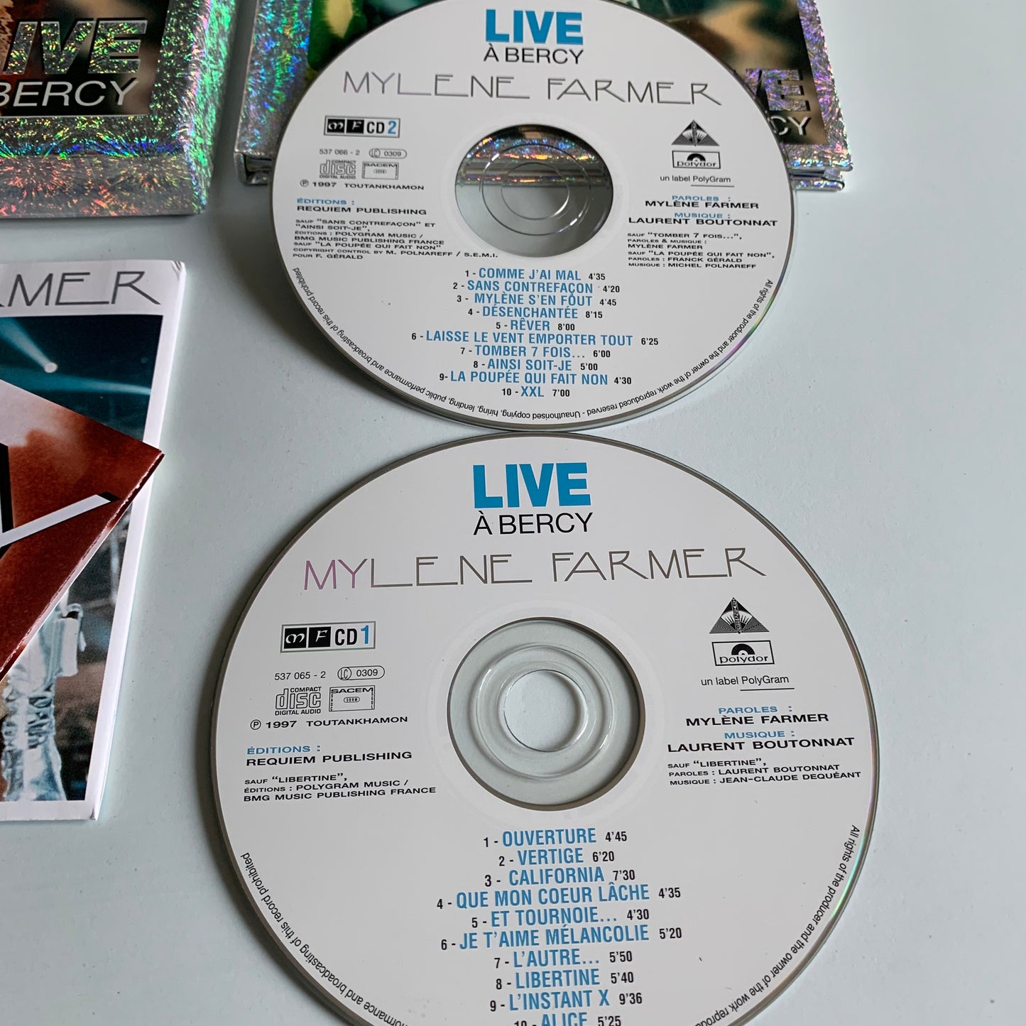 CD - Mylene Farmer - Live À Bercy - Edition Limitée - Box Set + Poster 1997 - Occasion