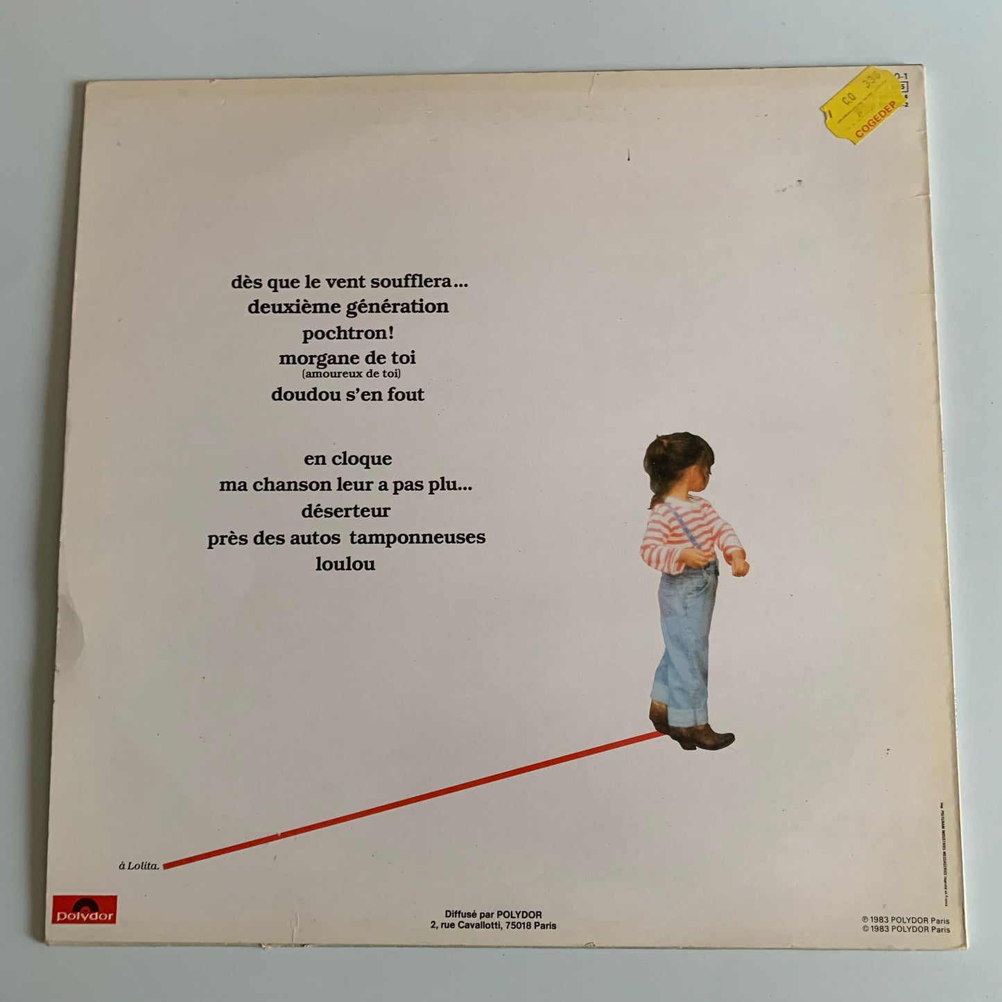 Renaud - Morgane De Toi - LP 1983