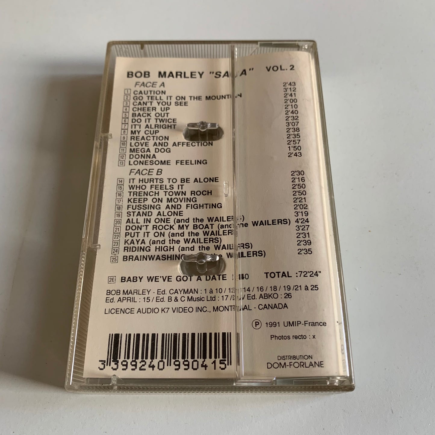 Bob Marley - Saga Volume 2 - 1991 Occasion