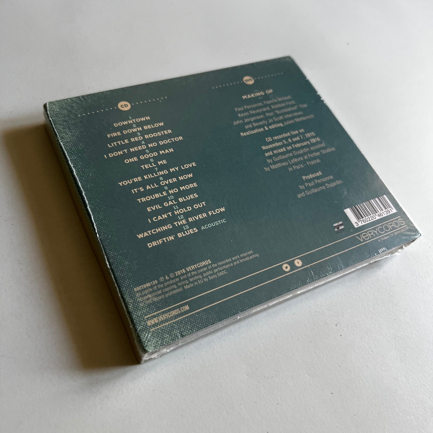 CD - Paul Personne - Lost In Paris Blues Band - 2016 Neuf sous Blister