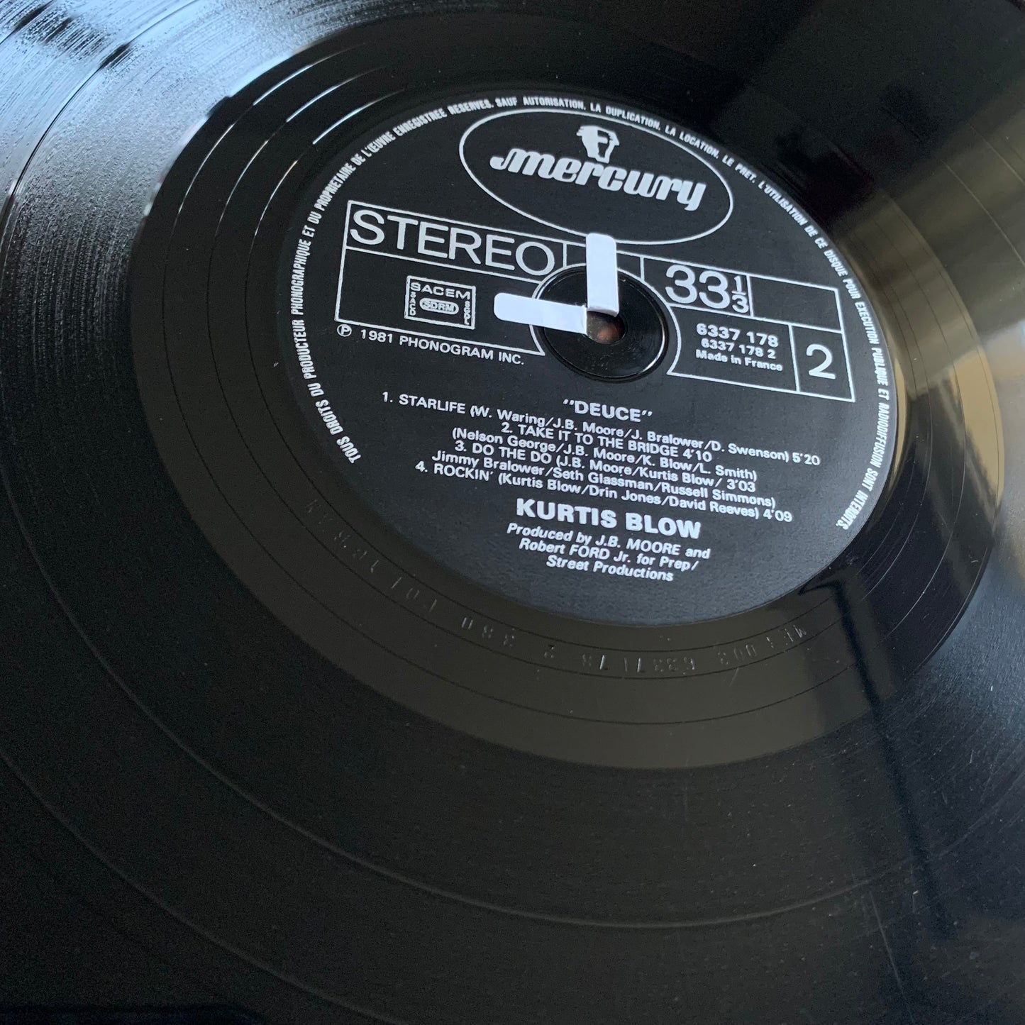 Kurtis Blow - Deuce - LP 1981
