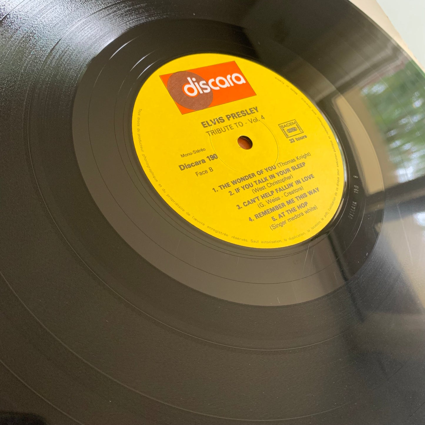 Tribute To Elvis Presley Vol. 4 - LP Occasion