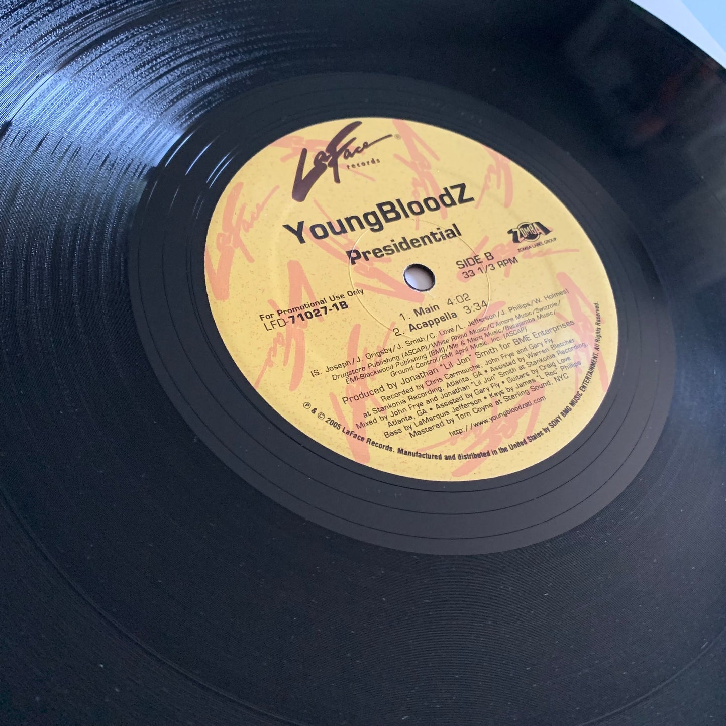 YoungBloodz - Sean Paul And J-Bo - Presidential - Maxi 2005 Occasion