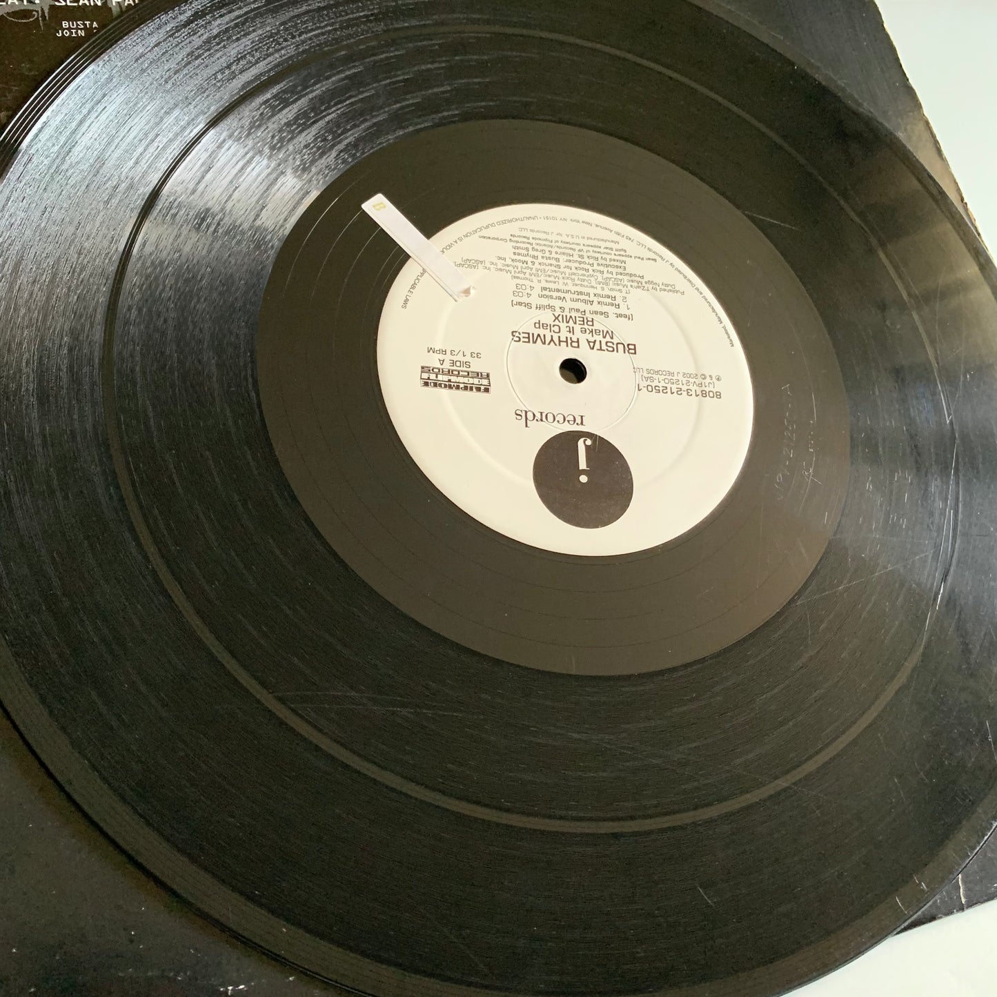 Busta Rhymes - Sean Paul - Spliff Star - Make It Clap (Remix) - 12” 2002 Occasion