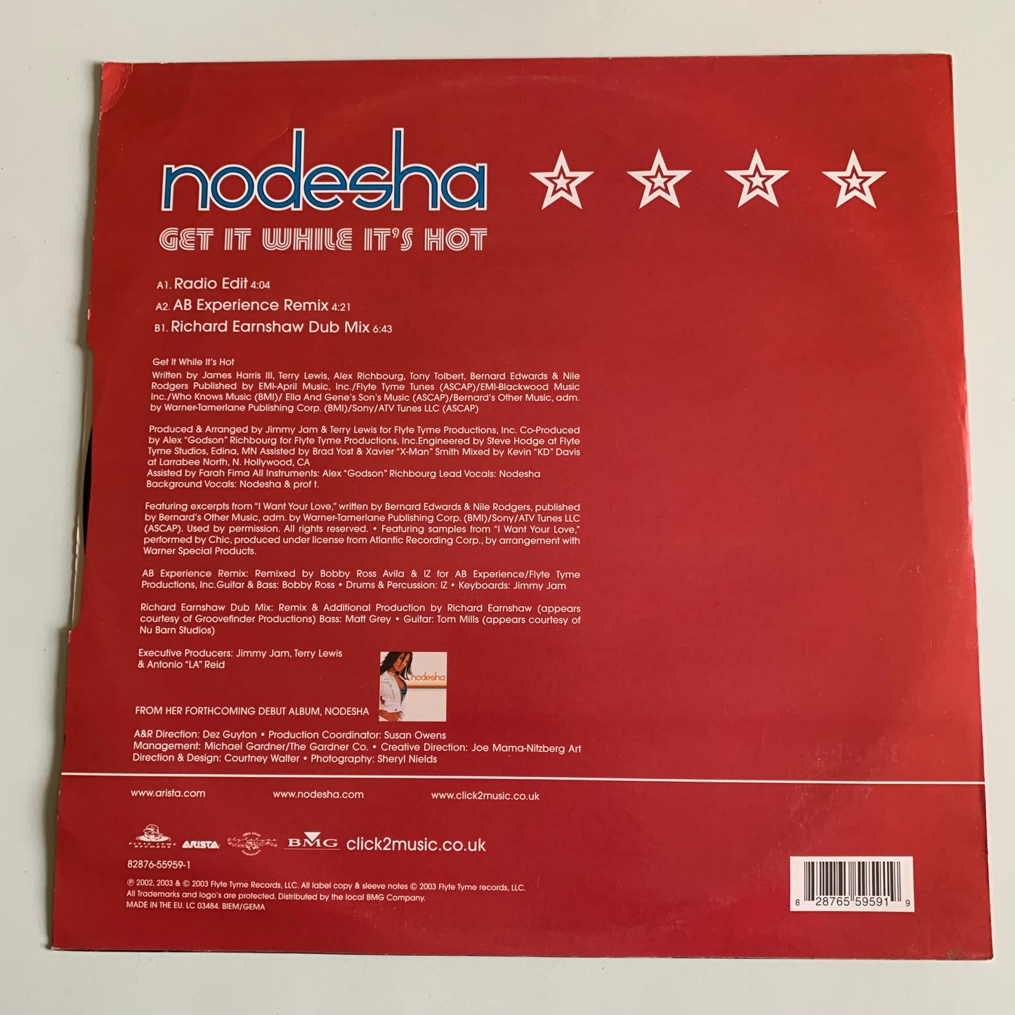 Nodesha - Get It While It's Hot - Maxi 2003 Occasion