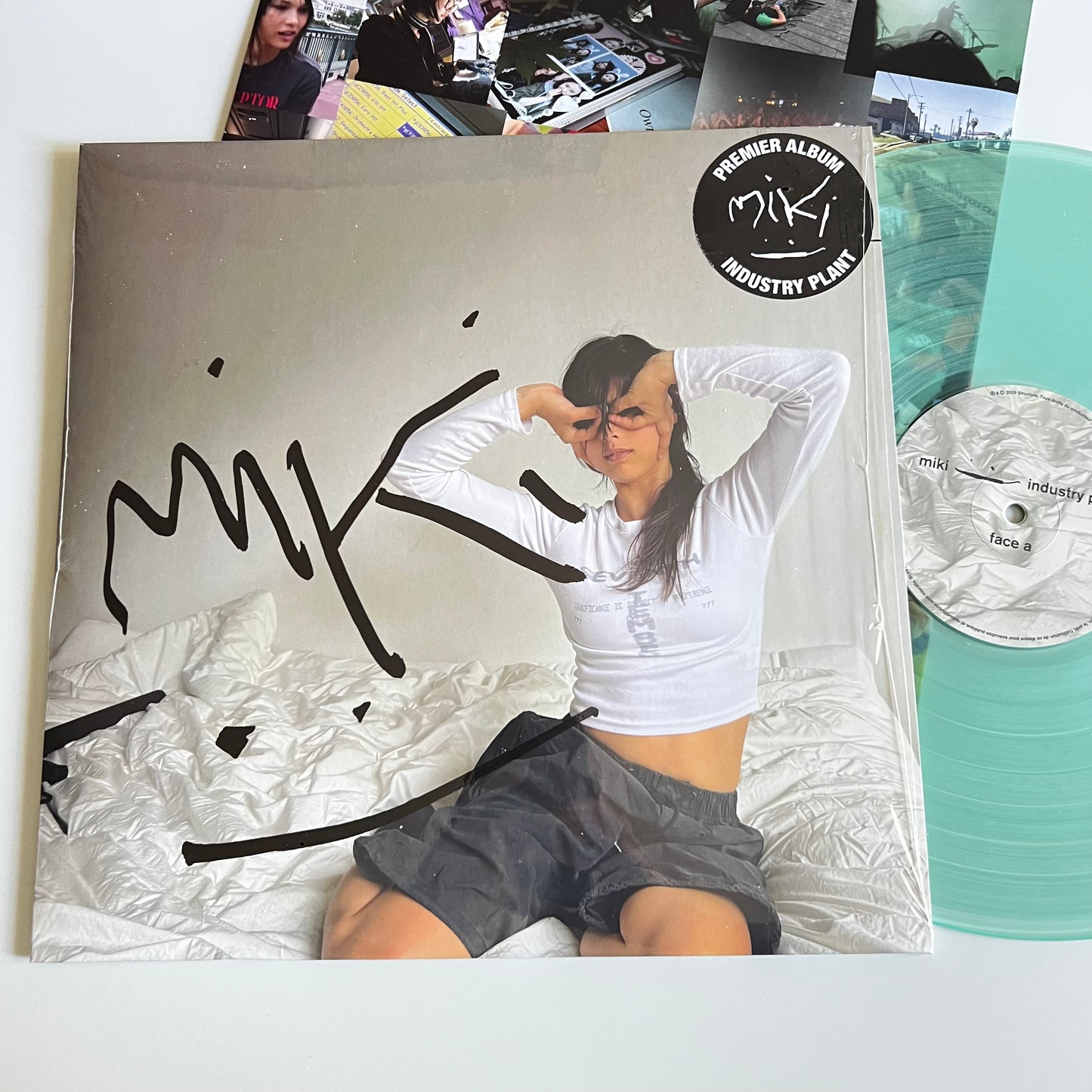 Miki - Industry Plant - LP Dédicacé Signed Bleu Blue 2025