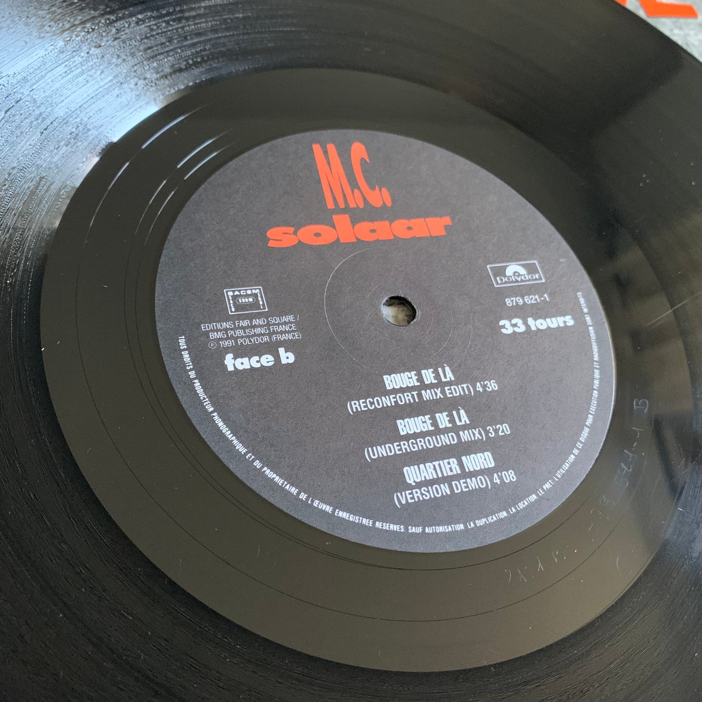 MC Solaar - Bouge De Là (Remix) - Single 1991