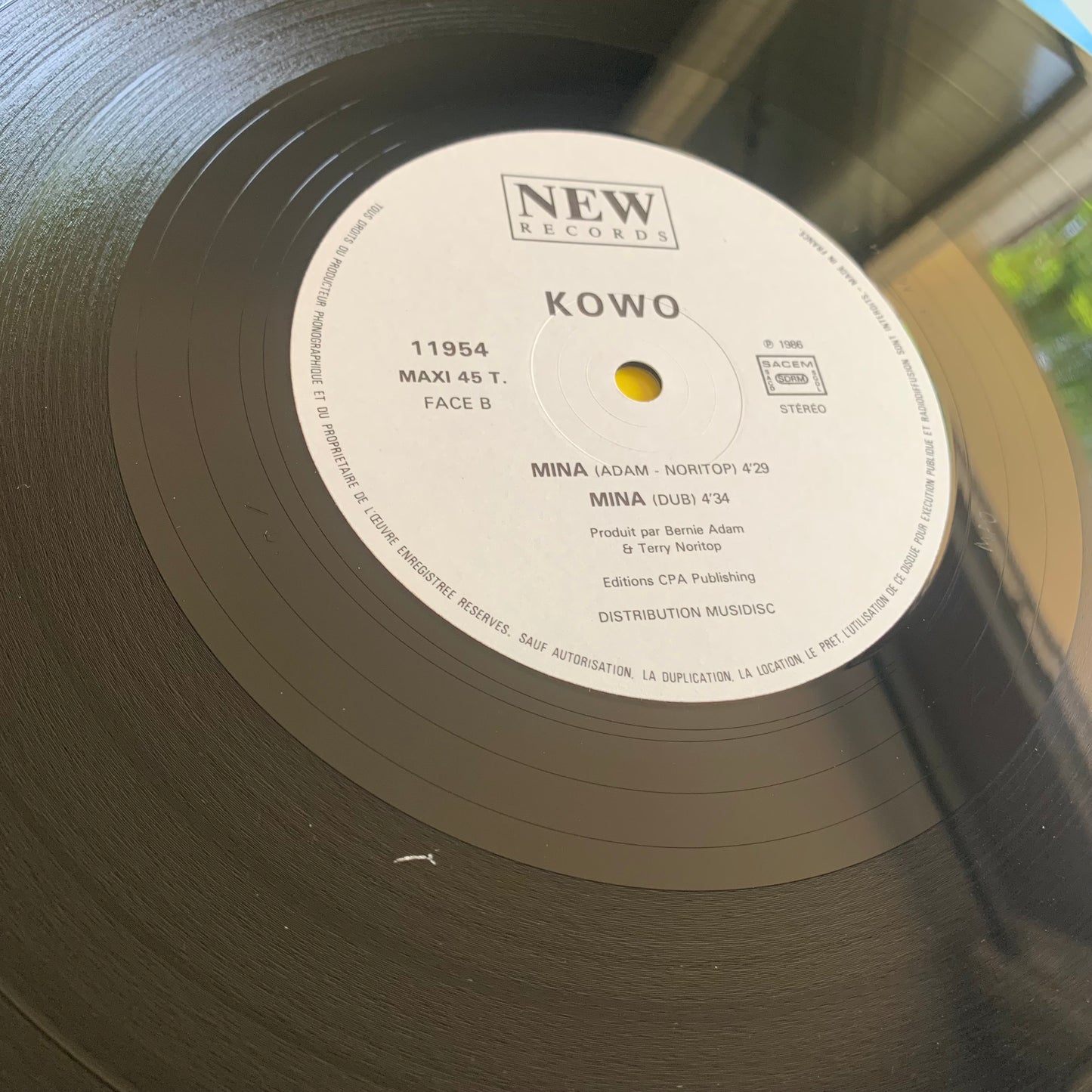 Kowo - I Was Born To Cry - Maxi 1986 Occasion
