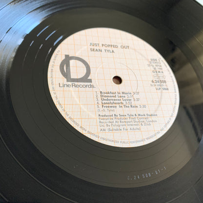 Sean Tyla - Sean Tyla's Just Popped Out - LP 1980