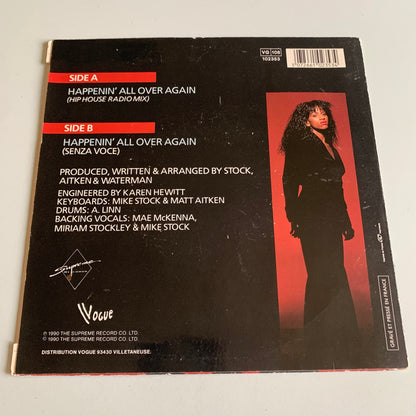 Lonnie Gordon - Happenin' All Over Again - 1990 Occasion