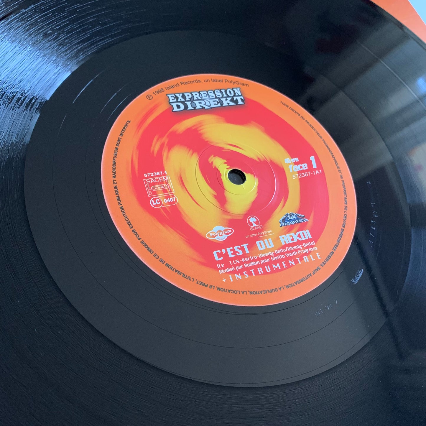 Expression Direkt - C'Est Du Rekdi - Single 1998