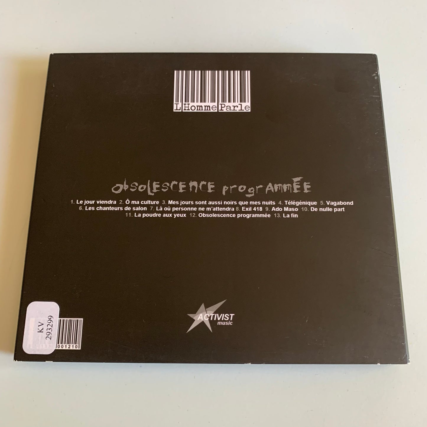 L'Homme Parle - Obsolescence Programmée - 2016 Occasion