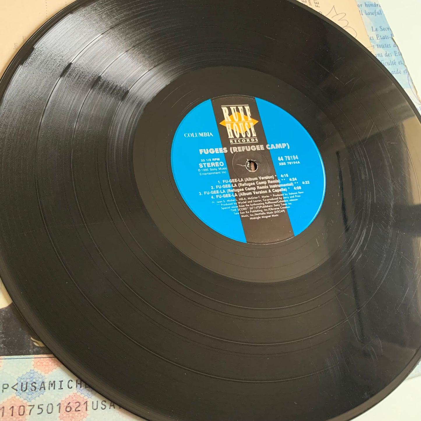 Fugees (Refugee Camp) - Fu-Gee-La - Single 1995