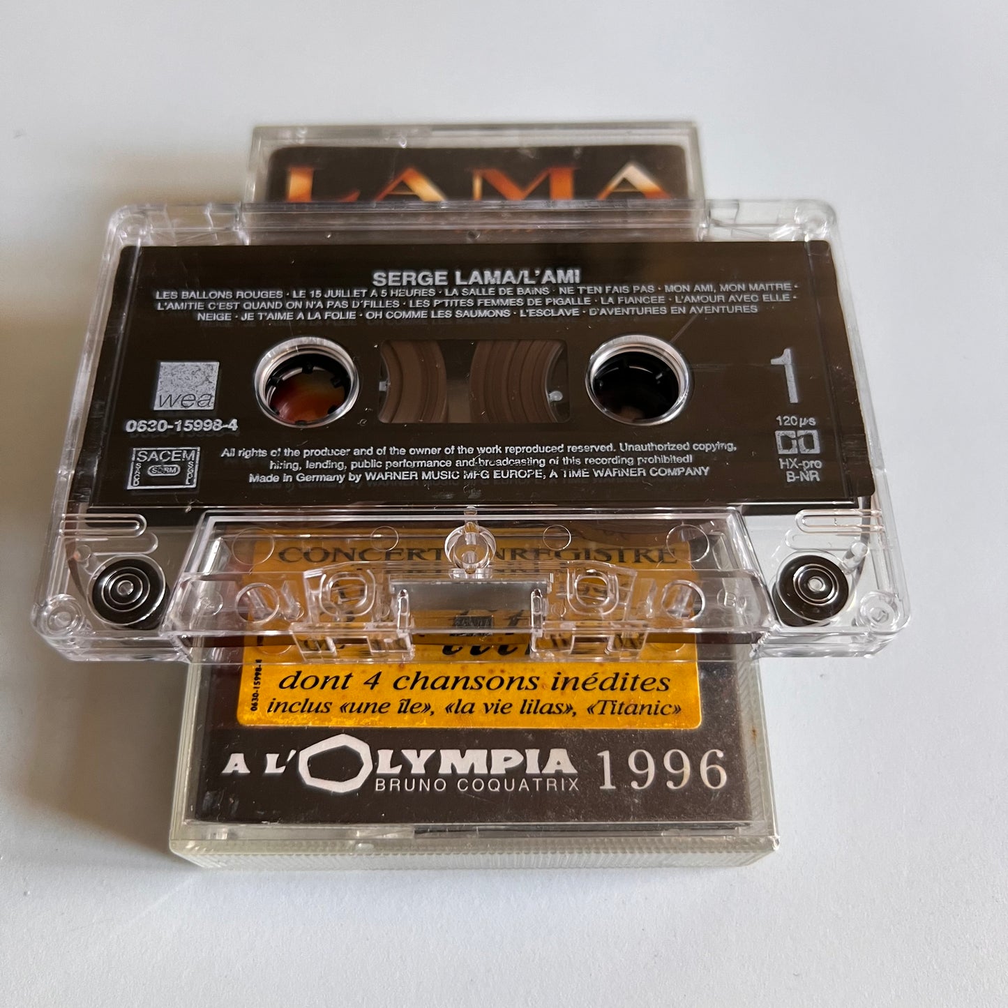 Serge Lama - L'Ami - A L’Olympia 1996