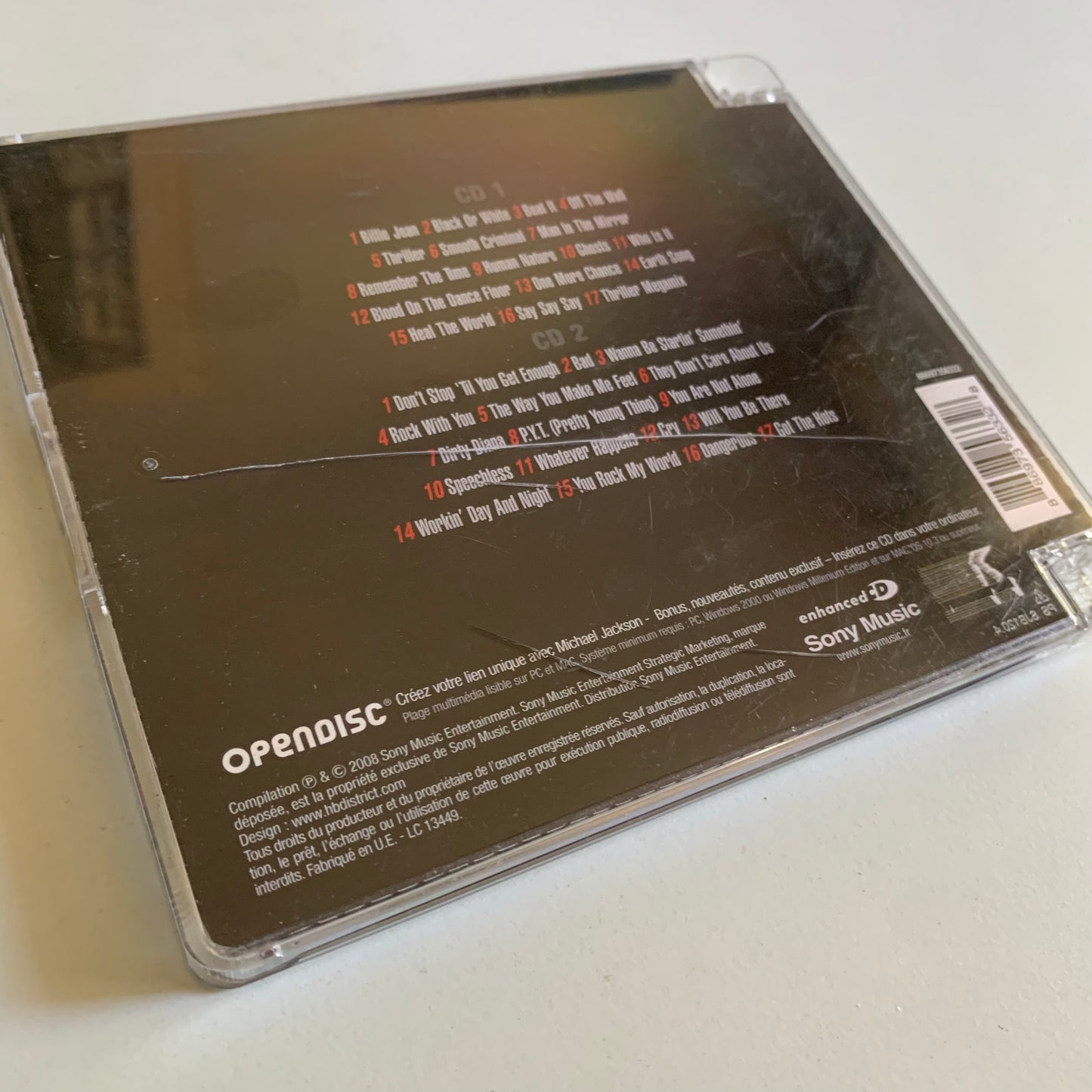 CD - Michael Jackson - King Of Pop - The French Fan’s Sélection - 2008 Occasion