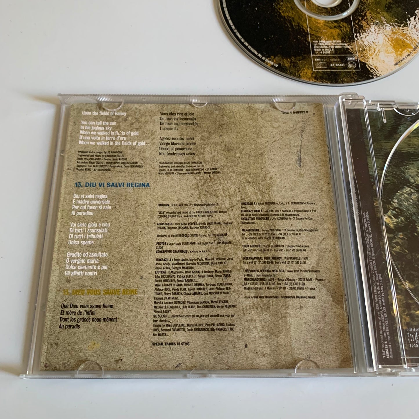 CD - I Muvrini - Leia - 1998 Occasion