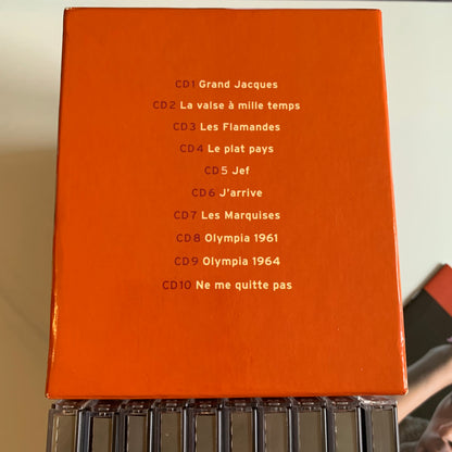 Box Set 10 CD - Jacques Brel - Quand On N'a Que L'amour - 1996 Occasion