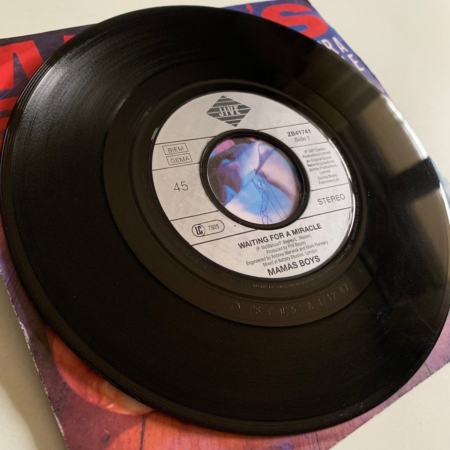 Mama's Boys - Waiting For A Miracle - Single 1987 Occasion