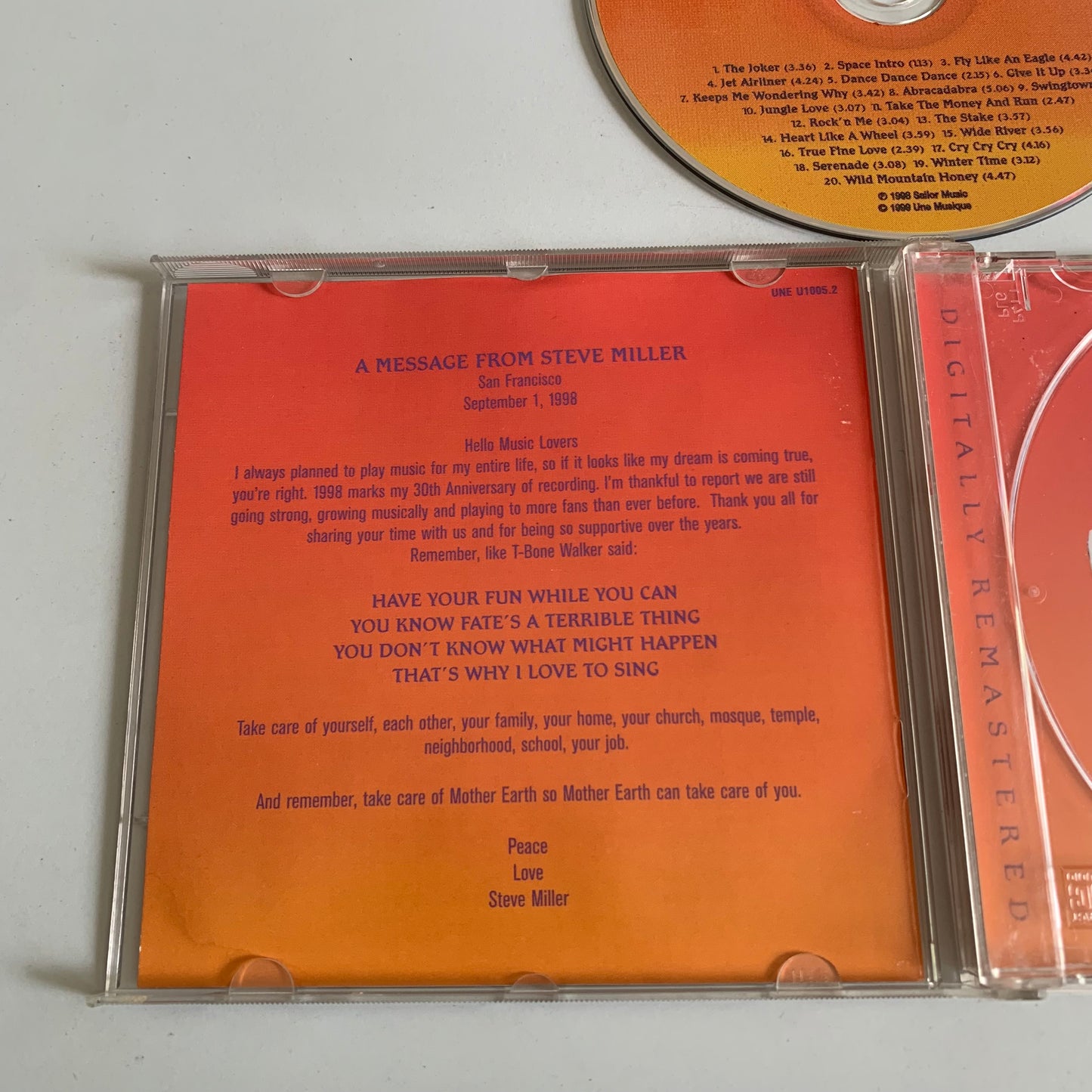 Steve Miller Band - Greatest Hits - 1999 Occasion