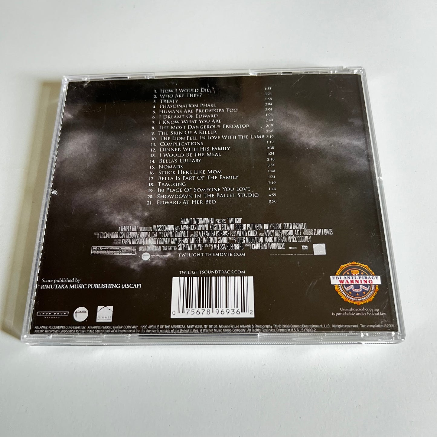 CD - Carter Burwell - Twilight (The Score) - 2008