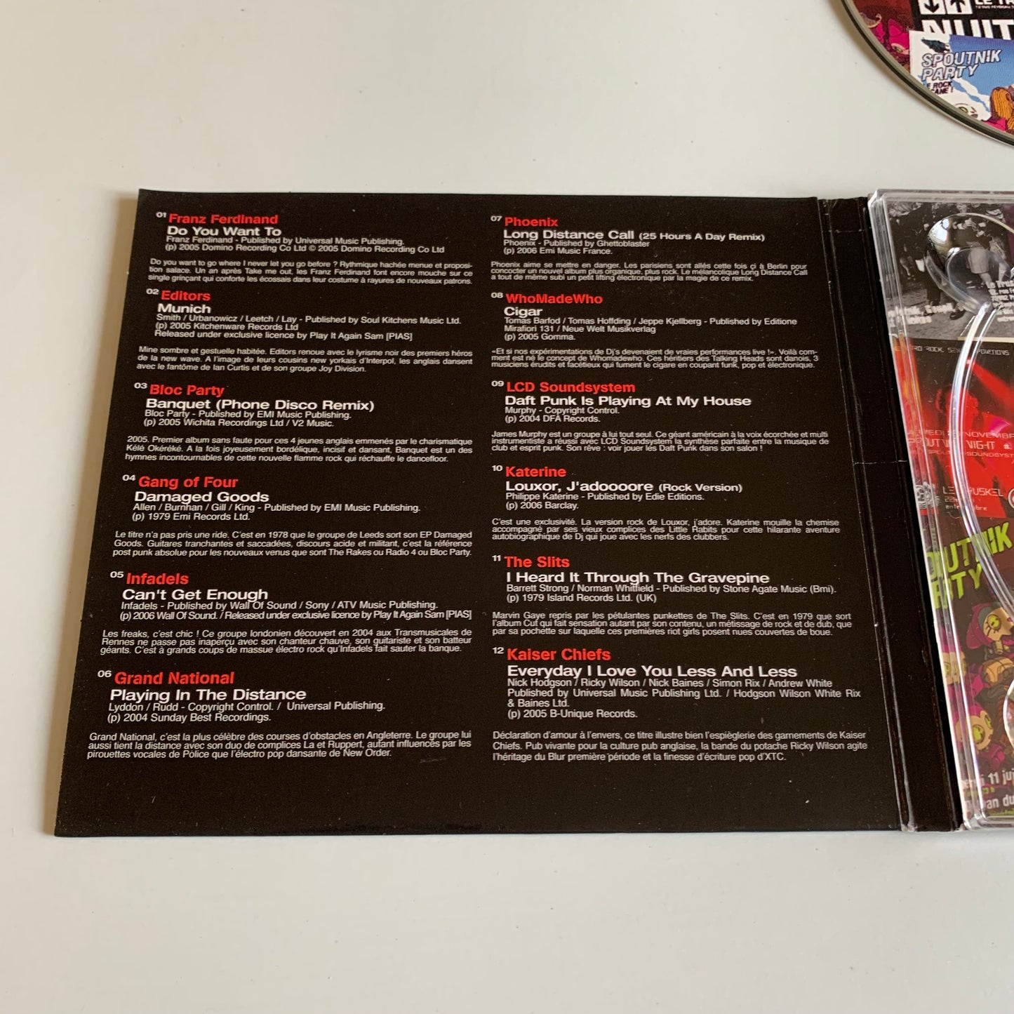 CD - Compilation - OUI FM - Rock Club ⋆1⋆ - 2006 Occasion