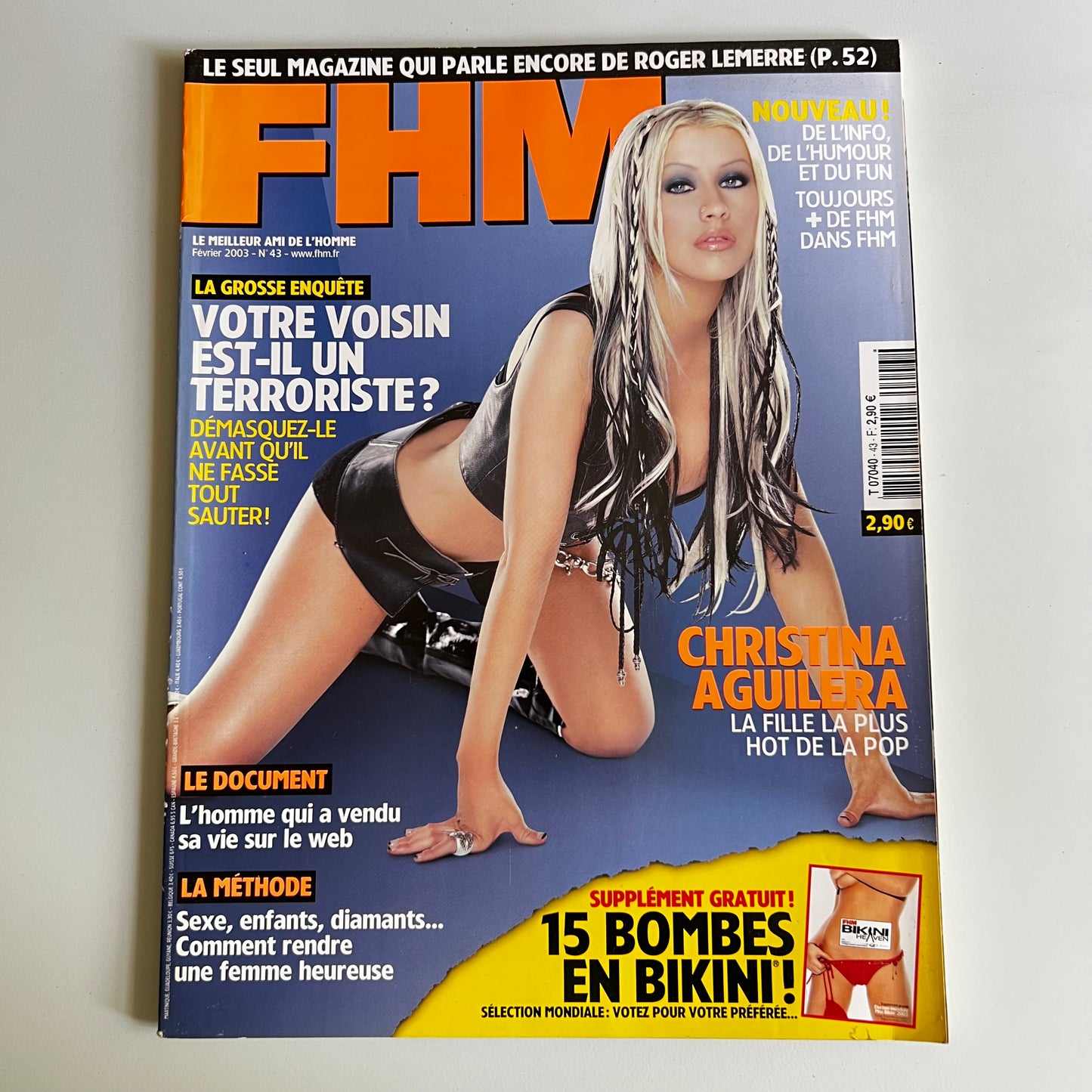 Magazine FHM - Christina Aguilera - Nº43 Février 2003