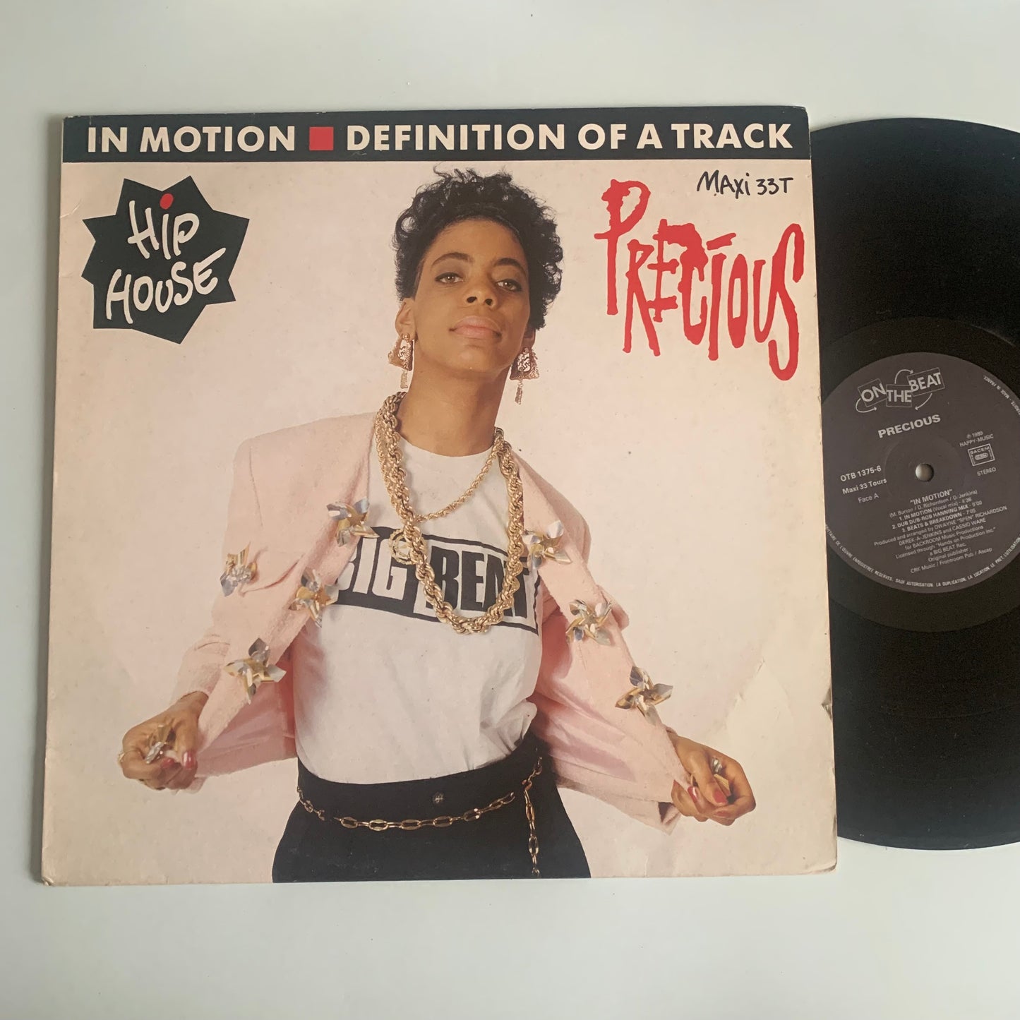 Precious - In Motion / Definition Of A Track - LP 1989 Occasion