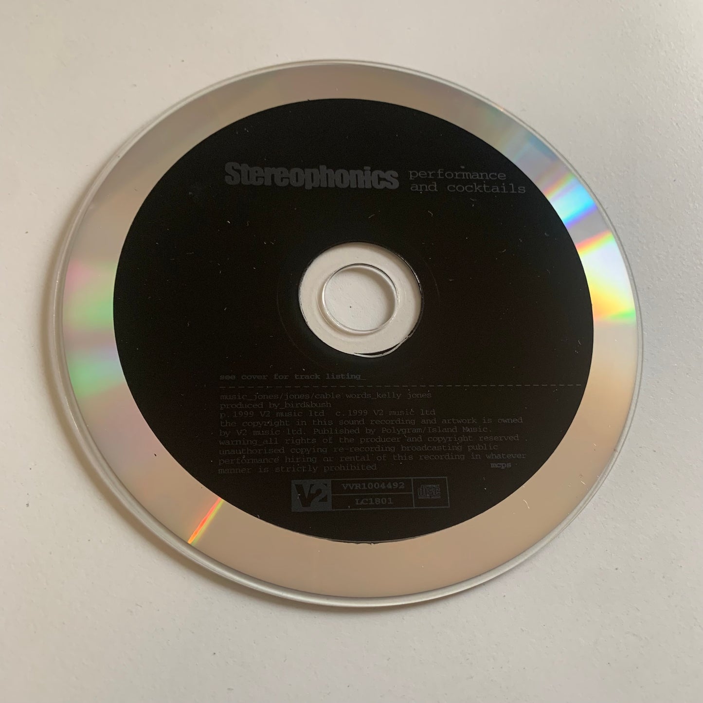 CD - Stereophonics - Performance And Cocktails - 1999 Occasion