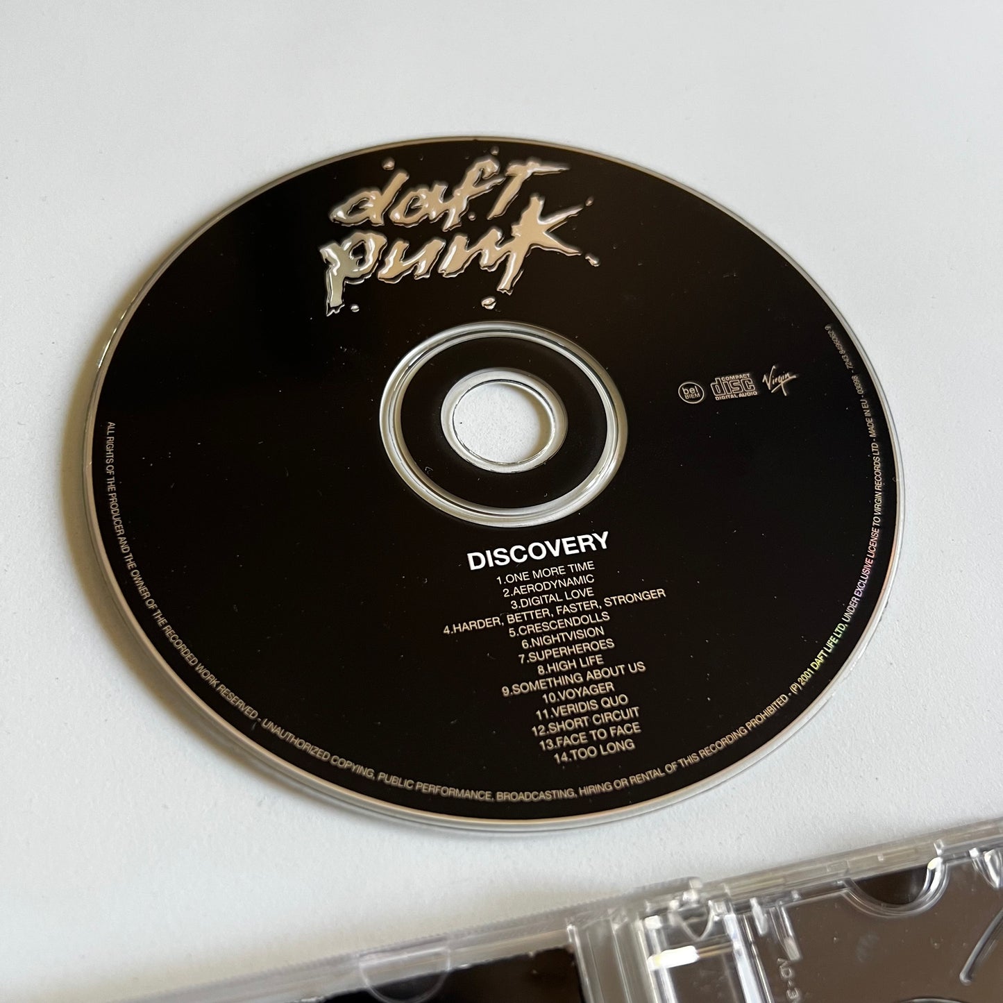 CD - Daft Punk - Discovery - Carte Club 2001
