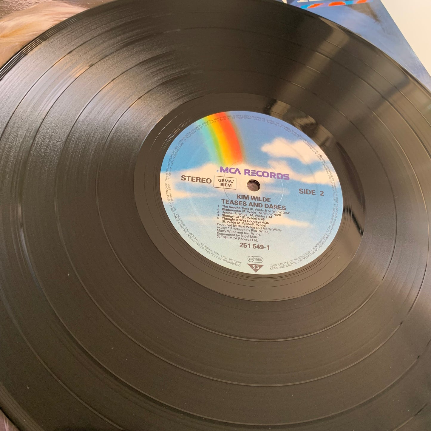 Kim Wilde - Teases & Dares - LP 1984 Occasion