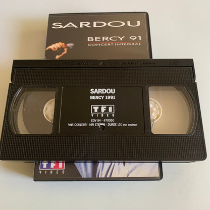 Michel Sardou - Bercy 91 Concert Intégral - 1991 VHS Occasion