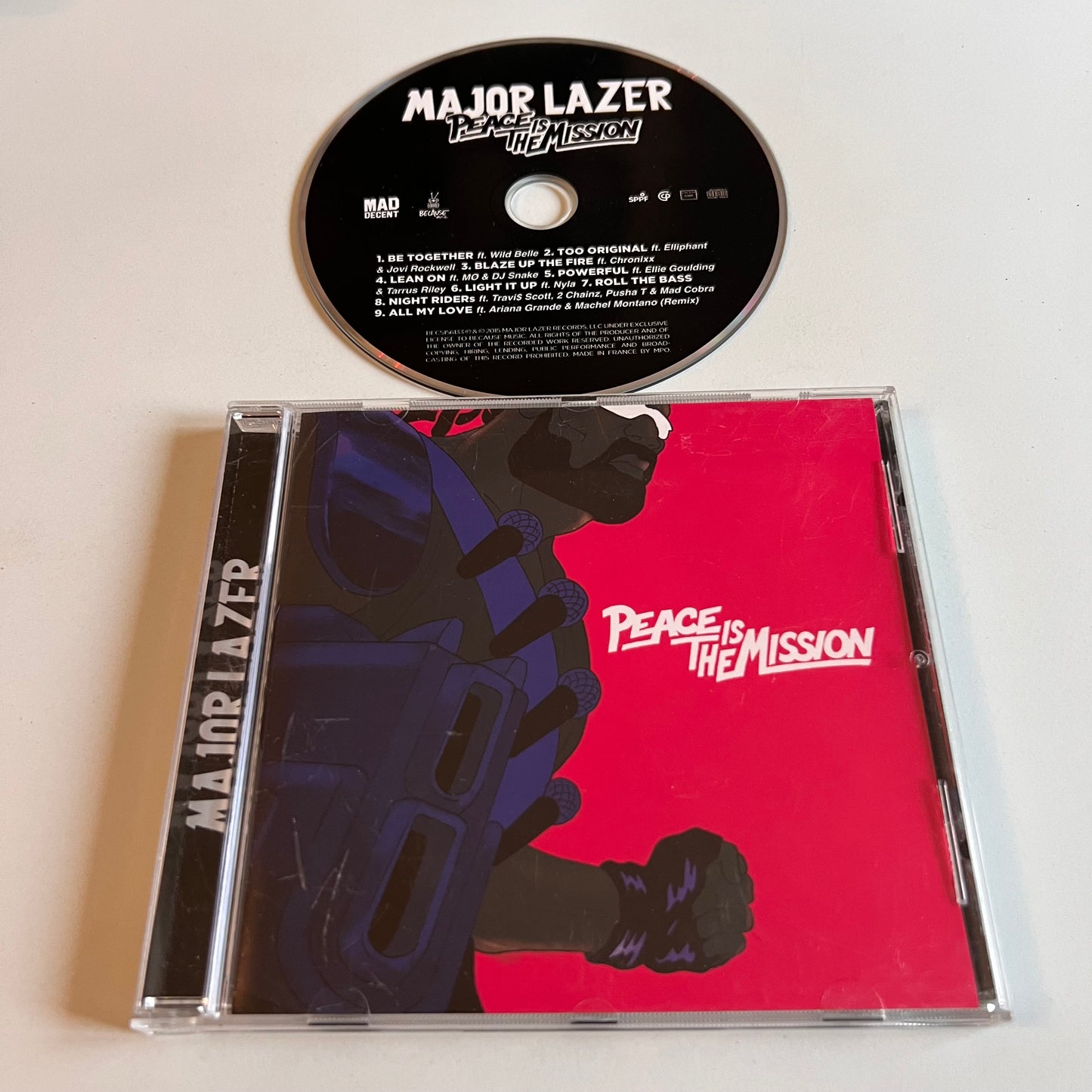 CD - Major Lazer - Peace Is The Mission - 2015